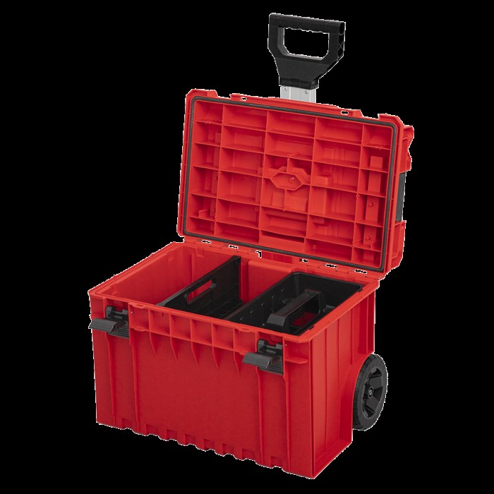 Ящик для інструментів QBRICK SYSTEM ONE CART 2.0. RED ULTRA HD CUSTOM (641x485x660мм) (5901238257219) Ящик для інструментів QBRICK SYSTEM ONE CART 2.0. RED ULTRA HD CUSTOM (641x485x660мм) (5901238257219)