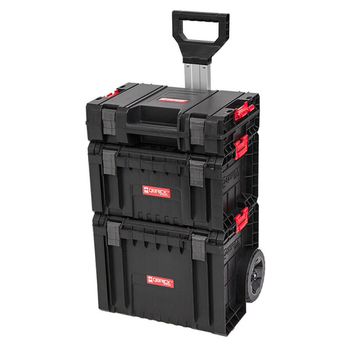 Ящик для інструментів на колесах QBRICK SYSTEM PRO CART 2.0 (450x390x690мм) (5901238254256) Ящик для інструментів на колесах QBRICK SYSTEM PRO CART 2.0 (450x390x690мм) (5901238254256)