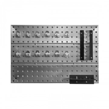 Щит для зберігання інструментів QBRICK SYSTEM Tool Wall Panel - Basic в комплекті з гачками, полицею для тримання викруток (5901