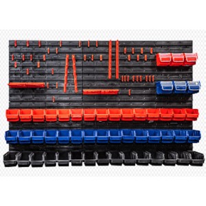 Органайзер настінний з лотками QBRICK SYSTEM Fixing Wall - BIG SET 400 x 358 x 369