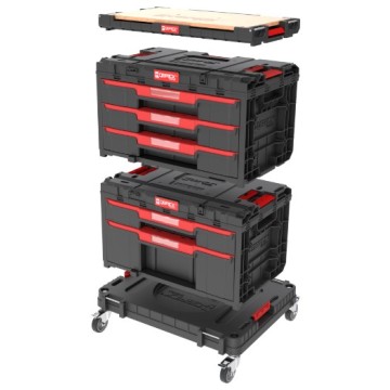 Набір ящиків QBRICK SYSTEM ONE WORKSHOP DRAWERS SET 4 (780x540x650мм) (5901238262435)