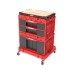 Набір ящиків QBRICK SYSTEM ONE WORKSHOP DRAWERS SET 7 RED ULTRA HD CUSTOM (780х540х650мм) (5901238262480)