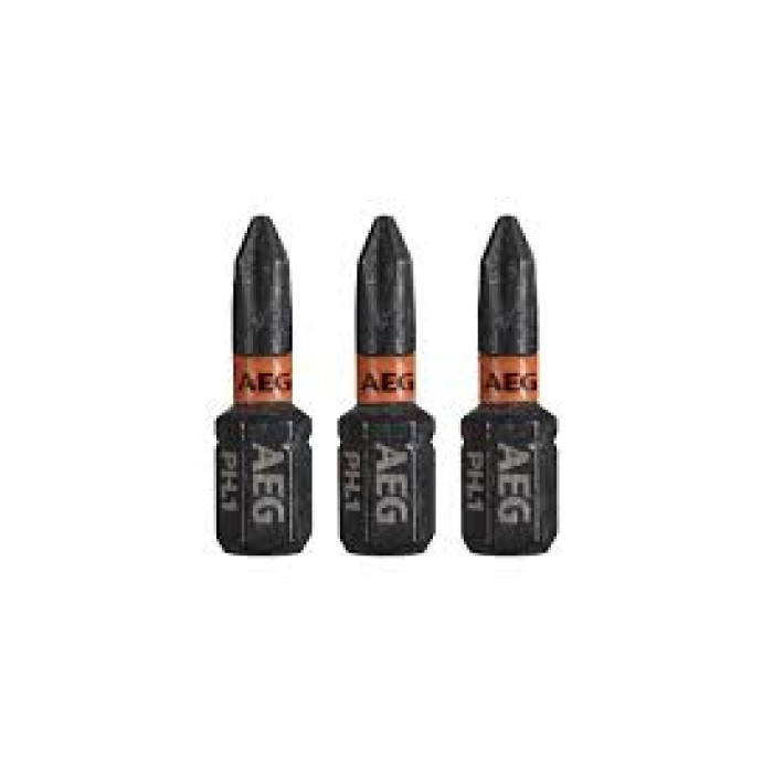 Біта ударна AEG AAK253PH1, PH1, 25мм (3шт) Біта ударна AEG AAK253PH1, PH1, 25мм (3шт)