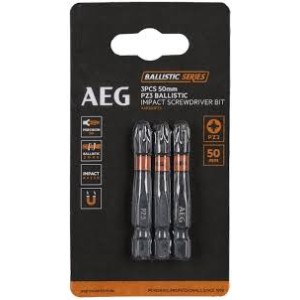 Біта ударна AEG AAK502PZ3, PZ3, 50мм (3шт)