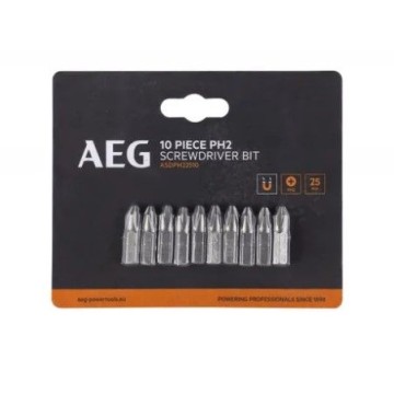 Біта AEG ASDPH22510, PH2, 25мм (10шт)