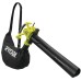 Повітродувка-пилосос садова RYOBI RBV3000CSV, 3000Вт (14 м?/хв) (+ Насадка для високошвидкісного збирання, мішок для листя об'єм