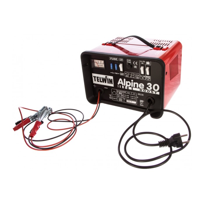 Зарядний пристрій Telwin ALPINE 30 BOOST 230V 12-24V Зарядний пристрій Telwin ALPINE 30 BOOST 230V 12-24V