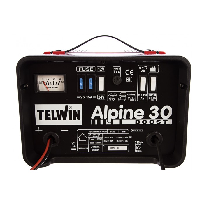 Зарядний пристрій Telwin ALPINE 30 BOOST 230V 12-24V Зарядний пристрій Telwin ALPINE 30 BOOST 230V 12-24V