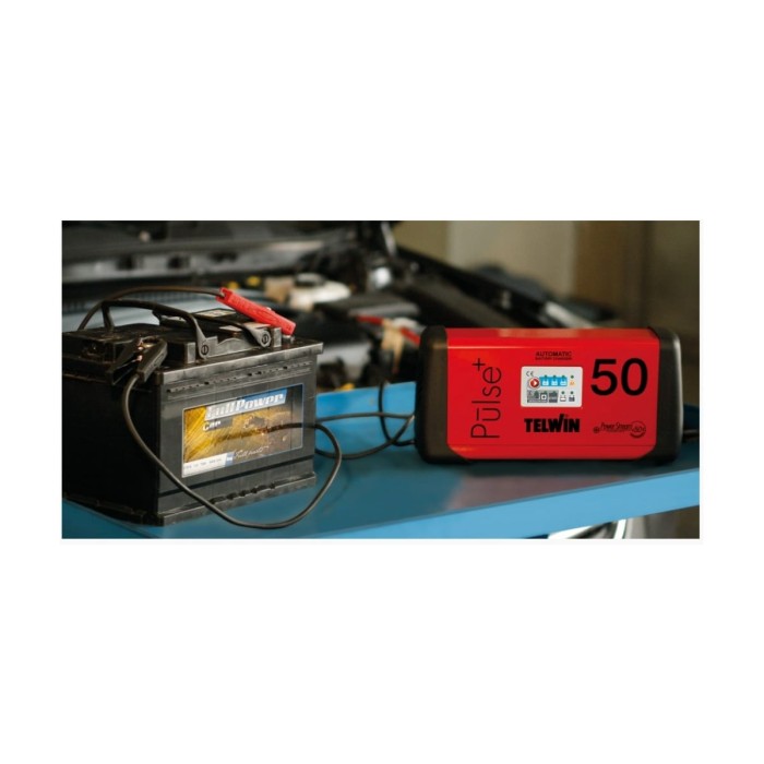 Зарядний пристрій Telwin PULSE 50 230V 6V/12V/24V Зарядний пристрій Telwin PULSE 50 230V 6V/12V/24V