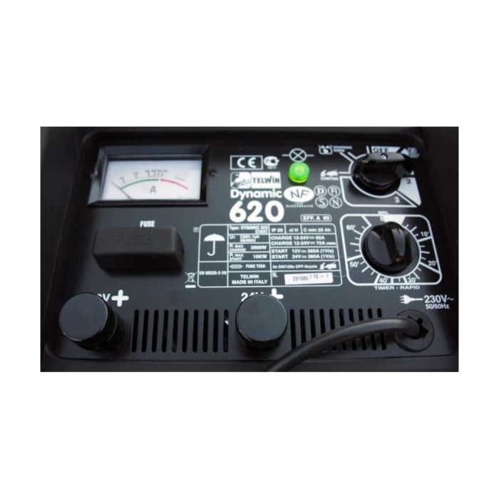 Пуско-зарядний пристрій Telwin DYNAMIC 620 START 230V 12-24V Пуско-зарядний пристрій Telwin DYNAMIC 620 START 230V 12-24V