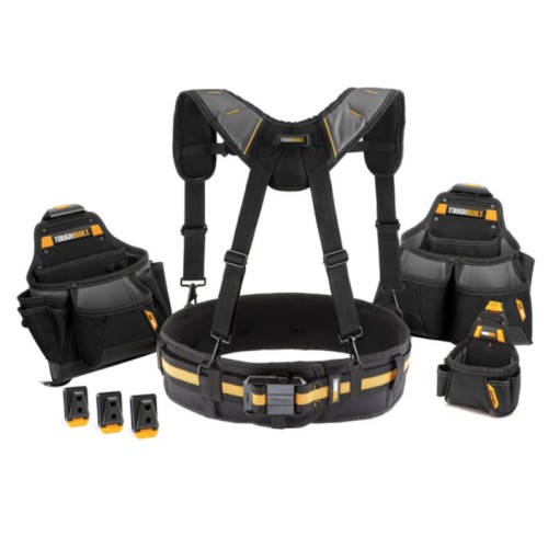 Набір Toughbuilt, ремінь, підтяжки, 3 сумки с кліпсами, TB-CT-101-5