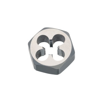 Плашка шестигранна M 8х1, 25, HSS, DIN 382, ​​22 x 9 мм VOLKEL 27142