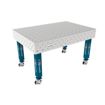 Зварювальний стіл PRO INOX на колесах 1500x1000 mm fi16 mm Сітка 100x100 mm