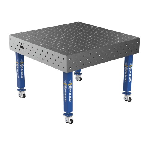 Зварювальний стіл PLUS на колесах 1200x1200 mm fi16 mm Сітка 100x100 mm
