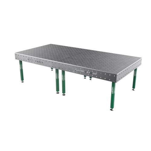 Зварювальний стіл GPPH SMART 12 mm на опорах 3000x1480 mm fi16 mm Сітка 100x100 mm