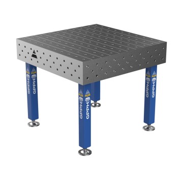 Зварювальний стіл PLUS на опорах 1000x1000 mm fi16 mm Сітка 100x100 mm