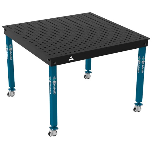 Зварювальний стіл BASIC на колесах 1200x1200 mm fi16 mm Сітка 50x50 mm