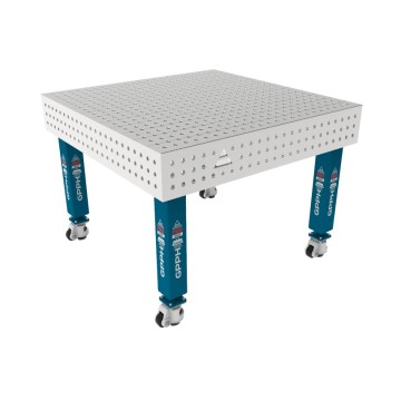 Зварювальний стіл PRO INOX на колесах 1200x1200 mm fi16 mm Сітка 50x50 mm