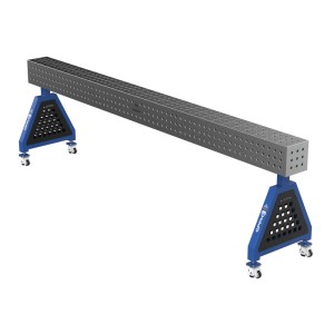 Зварювальна опора TRESTLE PLUS на колесах 3000x200x200 mm fi 16 mm Сітка 50x50 mm
