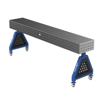 Зварювальна опора TRESTLE PRO на колесах 2400x400x200 mm fi 16 mm Сітка 50x50 mm
