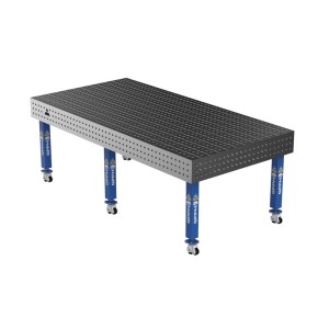Зварювальний стіл PLUS на колесах 2400x1200 mm fi16 mm Сітка 50x50 mm