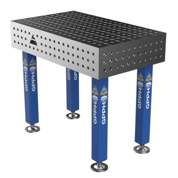 Зварювальний стіл PLUS на опорах 1000x600 mm fi16 mm Сітка 50x50 mm