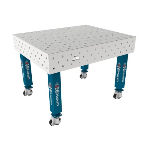 Зварювальний стіл PRO INOX на колесах 1200x1000 mm fi16 mm Сітка Діагональна