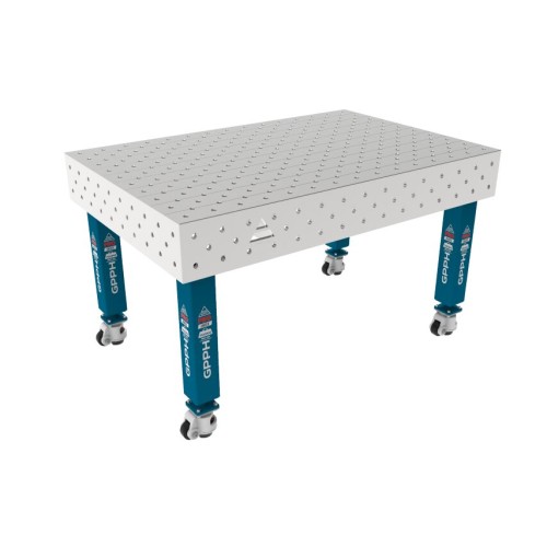 Зварювальний стіл PRO INOX на колесах 1500x1000 mm fi16 mm Сітка Діагональна