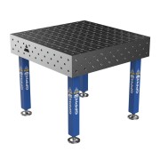 Зварювальний стіл PLUS на опорах 1000x1000 mm fi16 mm Сітка Діагональна