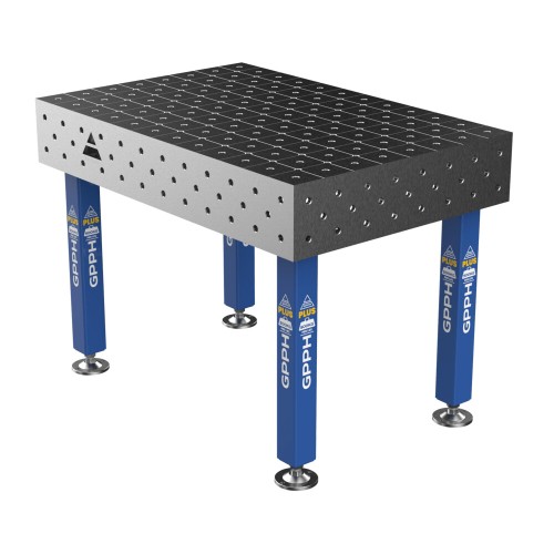 Зварювальний стіл PLUS на опорах 1200x800 mm fi16 mm Сітка Діагональна