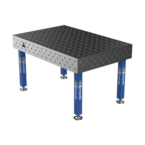 Зварювальний стіл PLUS на опорах 1500x1000 mm fi16 mm Сітка Діагональна