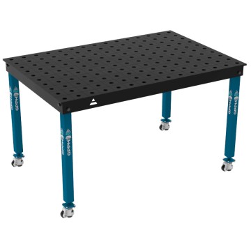Зварювальний стіл BASIC на колесах 1500x1000 mm fi28 mm Сітка 100x100 mm