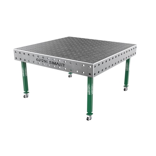 Зварювальний стіл GPPH SMART 12 mm на колесах 1500x1480 mm fi28 mm Сітка 100x100 mm