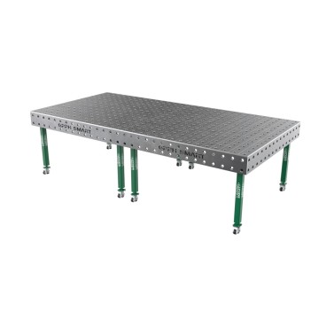 Зварювальний стіл GPPH SMART 12 mm на колесах 3000x1480 mm fi28 mm Сітка 100x100 mm