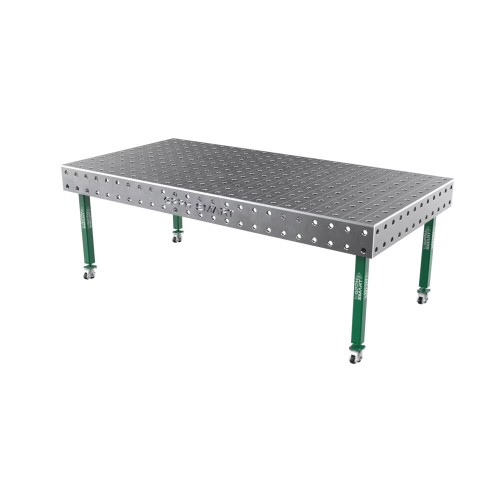 Зварювальний стіл GPPH SMART 15 mm на колесах 2400x1200 mm fi28 mm Сітка 100x100 mm