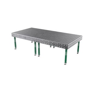 Зварювальний стіл GPPH SMART 15 mm на колесах 3000x1480 mm fi28 mm Сітка 100x100 mm