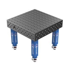 Зварювальний стіл EXPERT на колесах 1000x1000 mm fi28 mm Сітка 100x100 mm