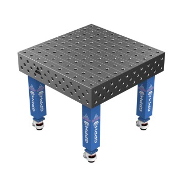 Зварювальний стіл EXPERT на колесах 1000x1000 mm fi28 mm Сітка 100x100 mm