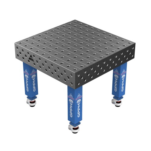 Зварювальний стіл EXPERT на колесах 1000x1000 mm fi28 mm Сітка 100x100 mm