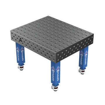 Зварювальний стіл EXPERT на колесах 1200x1000 mm fi28 mm Сітка 100x100 mm
