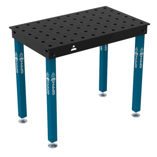Зварювальний стіл BASIC на опорах 1000x600 mm fi28 mm Сітка 100x100 mm