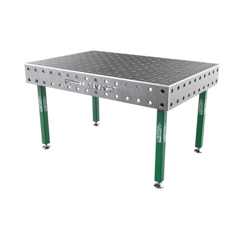Зварювальний стіл GPPH SMART 12 mm на опорах 1500x1000 mm fi28 mm Сітка 100x100 mm