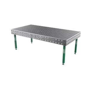 Зварювальний стіл GPPH SMART 12 mm на опорах 2400x1200 mm fi28 mm Сітка 100x100 mm