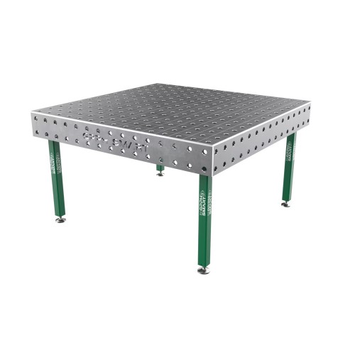 Зварювальний стіл GPPH SMART 15 mm на опорах 1500x1480 mm fi28 mm Сітка 100x100 mm