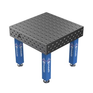 Зварювальний стіл EXPERT на опорах 1000x1000 mm fi28 mm Сітка 100x100 mm