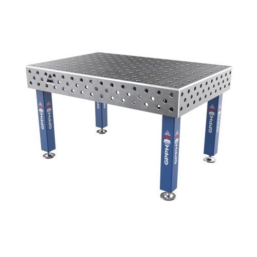 Зварювальний стіл PRO на опорах 1500x1000 mm fi28 mm Сітка 100x100 mm