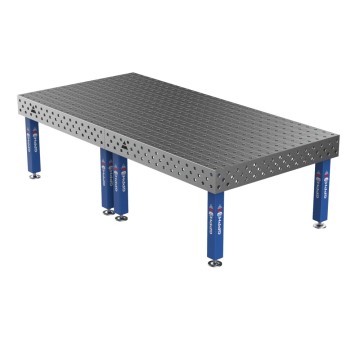 Зварювальний стіл PRO на опорах 3000x1480 mm fi28 mm Сітка 100x100 mm