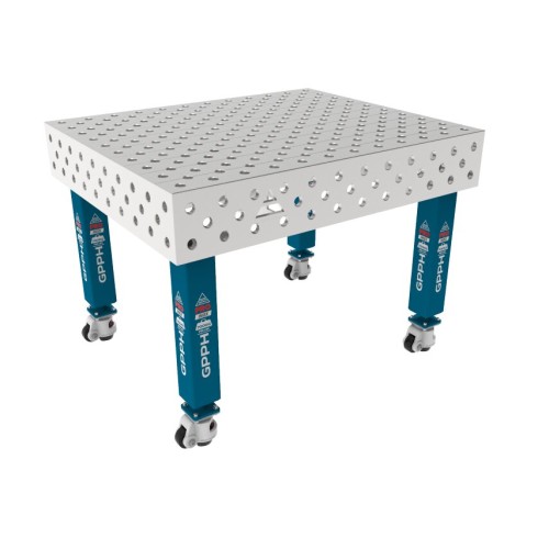 Зварювальний стіл PRO INOX на колесах 1200x1000 mm fi28 mm Сітка Діагональна