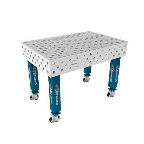 Зварювальний стіл PRO INOX на колесах 1200x800 mm fi28 mm Сітка Діагональна