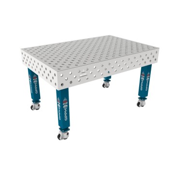 Зварювальний стіл PRO INOX на колесах 1500x1000 mm fi28 mm Сітка Діагональна